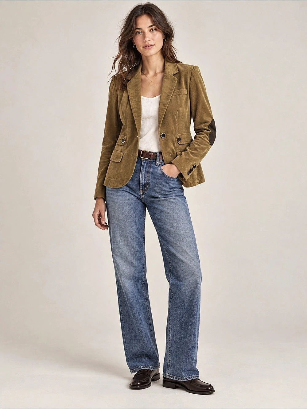 Smart Set Brown Corduroy Blazer | XS